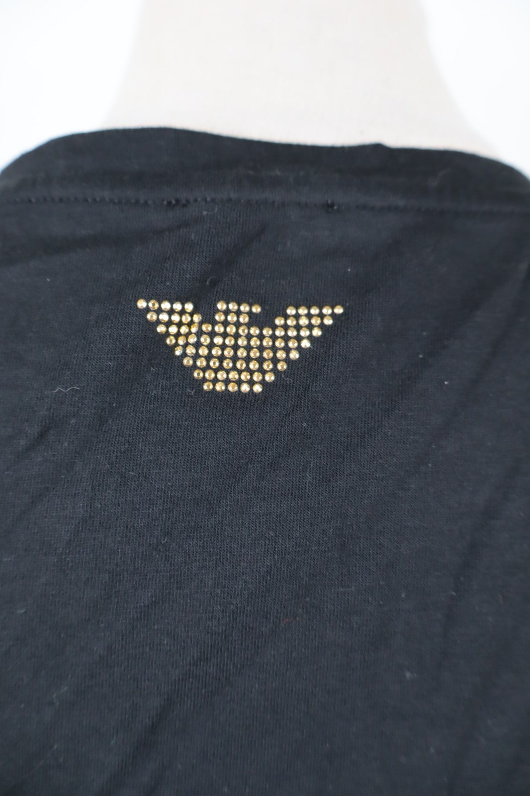 EMPORIO ARMANI MAGLIA BLUSA DONNA TG. XL WOMAN CASUAL VINTAGE T-SHIRT LOGO