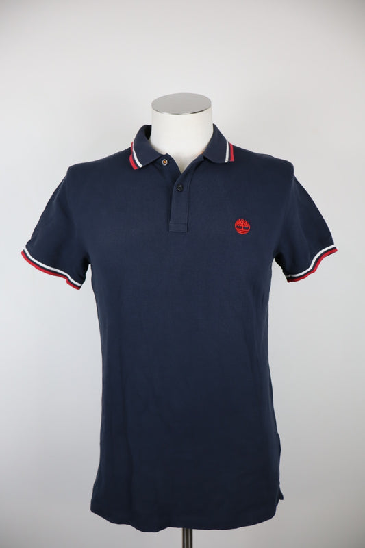TIMBERLAND POLO UOMO MAN COTONE TG. S SLIM T-SHIRT CASUAL VINTAGE COTONE LOGO