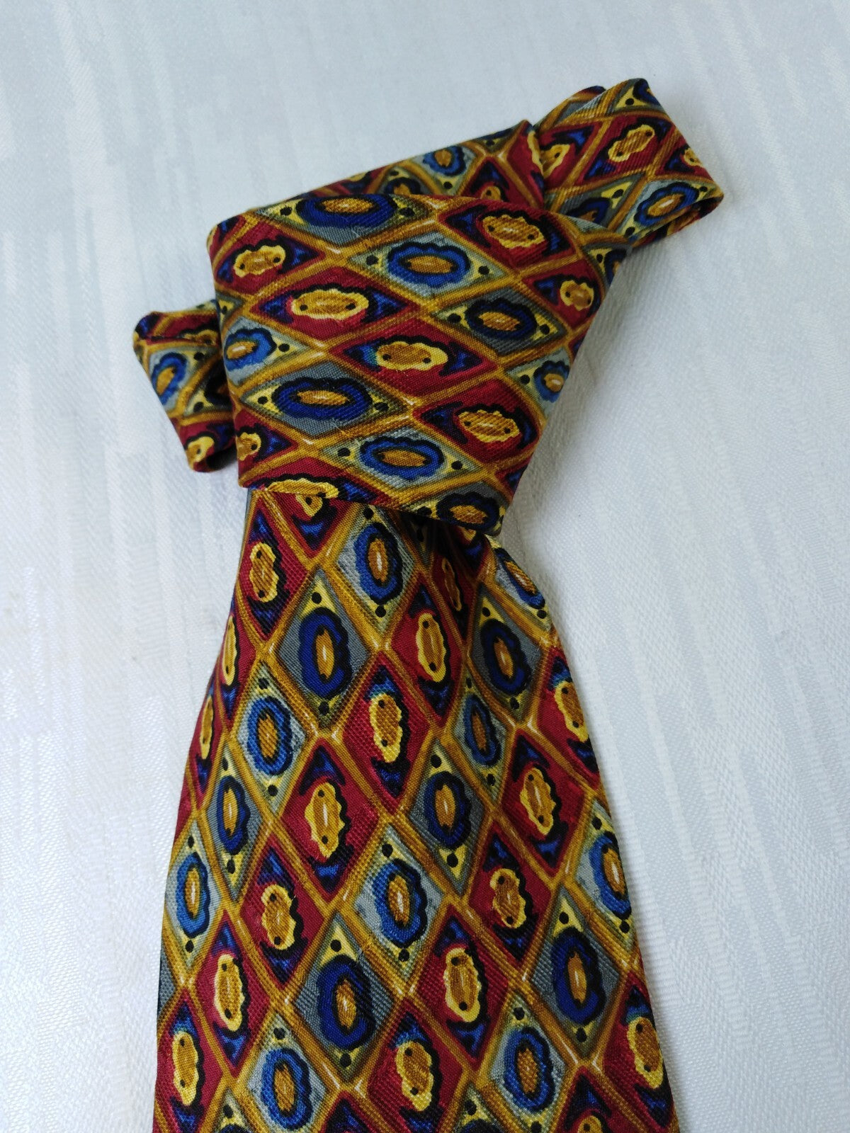 UNGARO PARIS 100% SILK TIE SETA CRAVATTA NECKTIE MADE IN ITALY