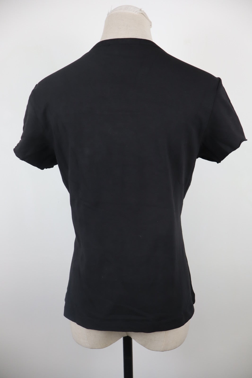 JOHN RICHMOND MAGLIA DONNA TG. 46 WOMAN CASUAL VINTAGE T-SHIRT COTONE LOGO