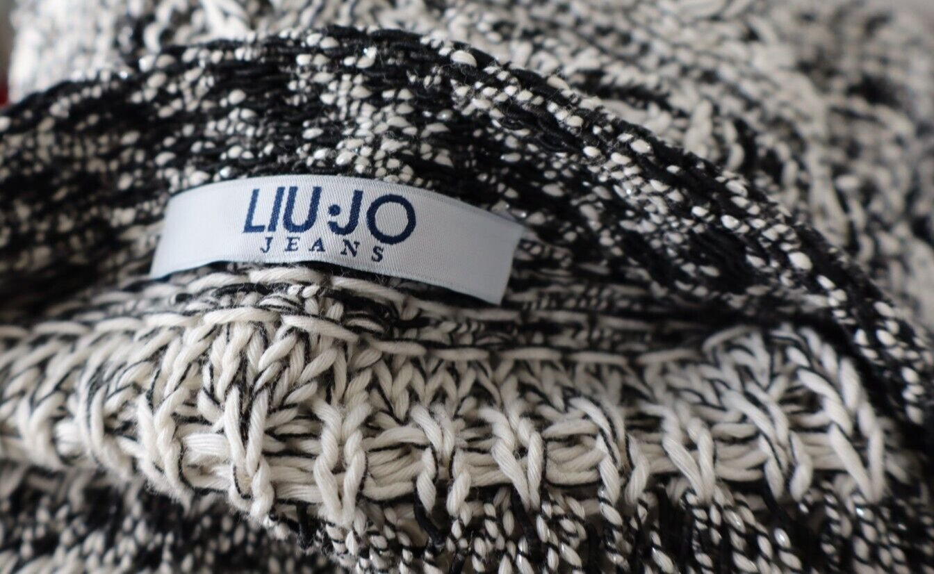 LIU JO JEANS MAGLIONE CARDIGAN DONNA L WOMAN SWEATER VINTAGE CASUAL LANA COTONE