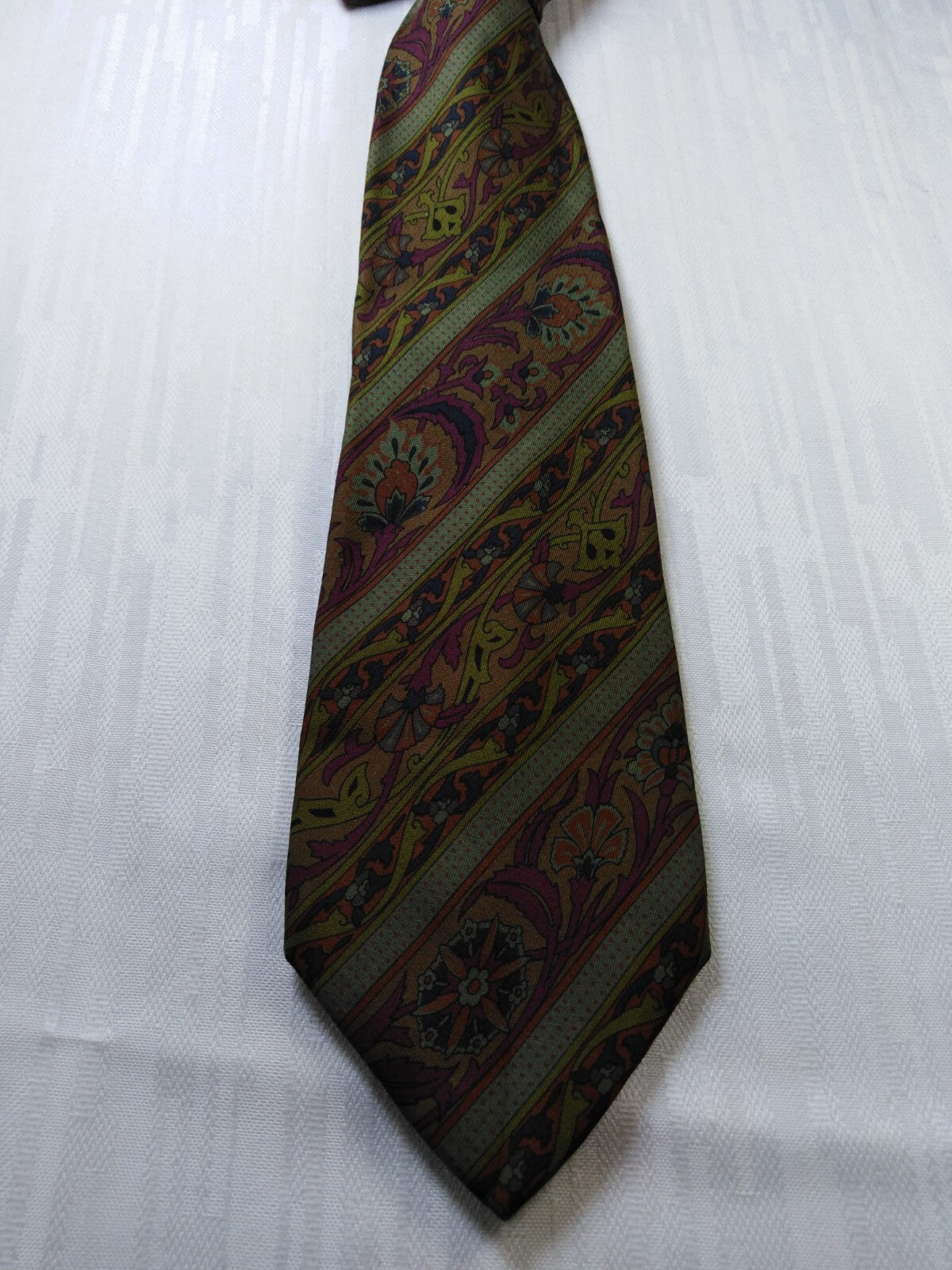 NAZARENO GABRIELLI 100% SILK TIE SETA CRAVATTA NECKTIE MADE IN ITALY CLASSIC