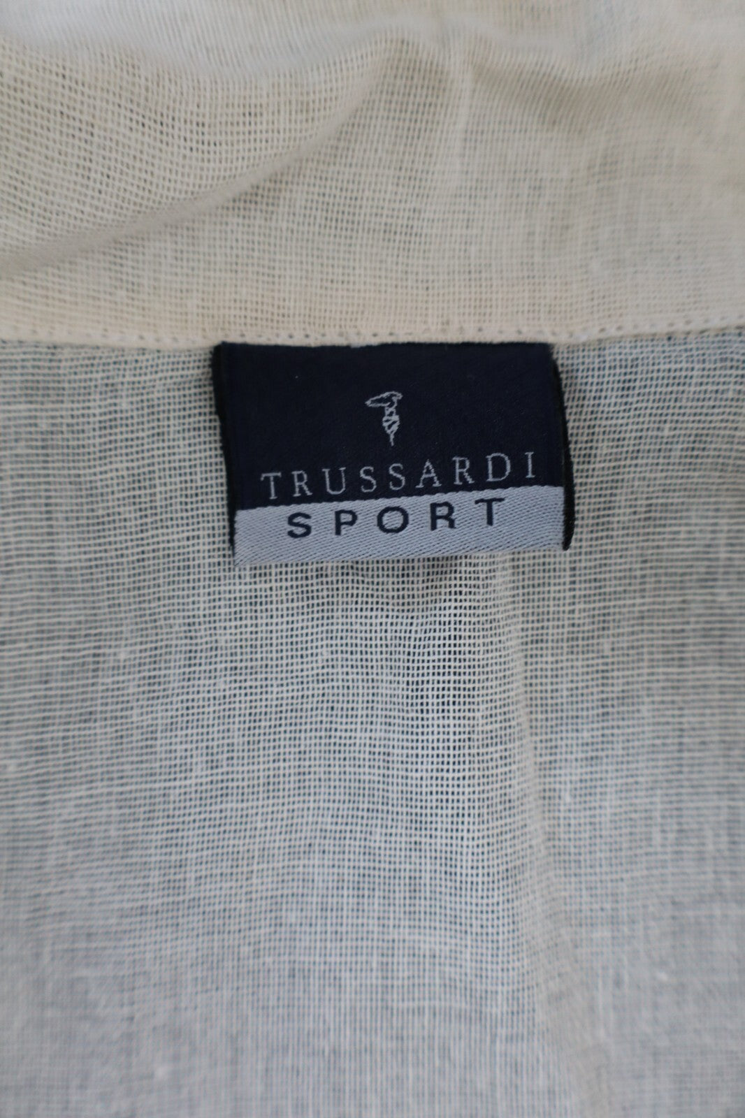 TRUSSARDI SPORT CAMICIA SMANICATA DONNA TG. S WOMAN SHIRT CASUAL VINTAGE COTONE