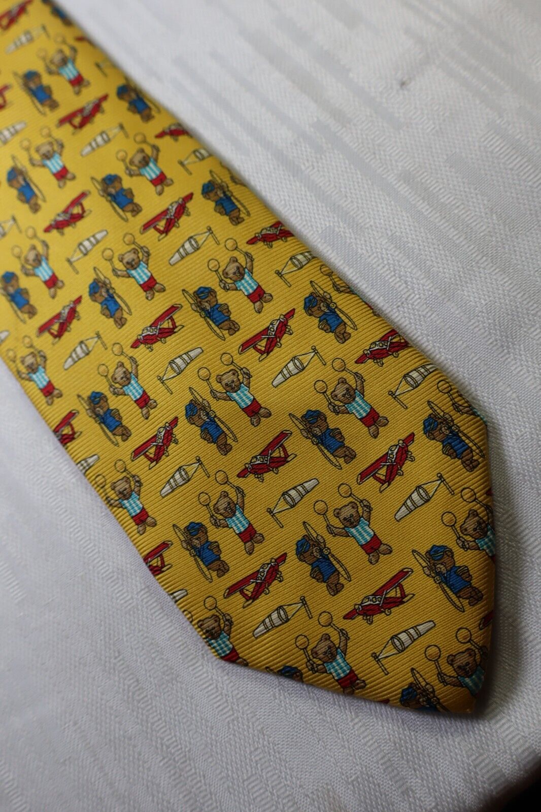 ANGELO MARINO NAPOLI  SILK TIE SETA CRAVATTA NECKTIE MADE IN ITALY
