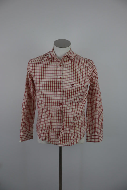 TIMBERLAND CAMICIA UOMO TG. S MAN CASUAL VINTAGE SHIRT COTONE COTTON LOGO