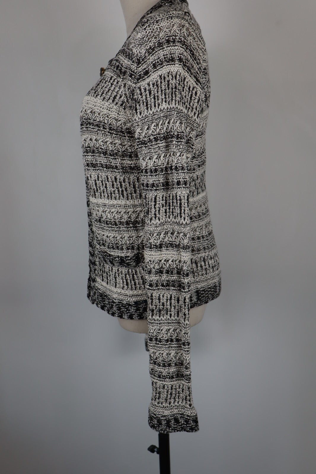 LIU JO JEANS MAGLIONE CARDIGAN DONNA L WOMAN SWEATER VINTAGE CASUAL LANA COTONE