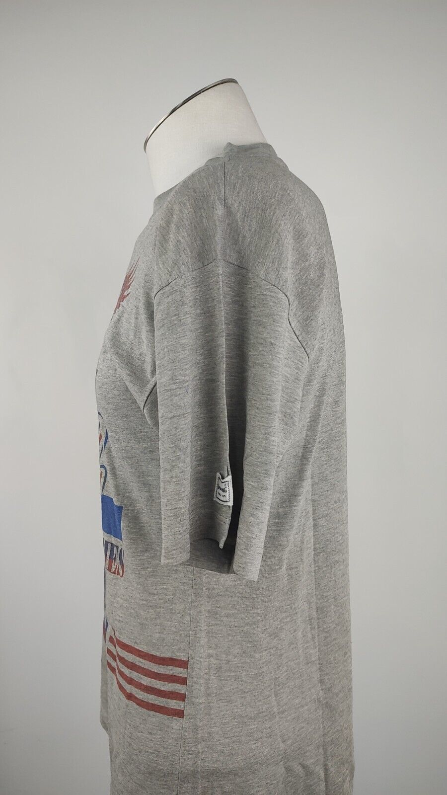 SPALDING USA MAGLIA UOMO TG M MAN T-SHIRT CASUAL VINTAGE COTONE