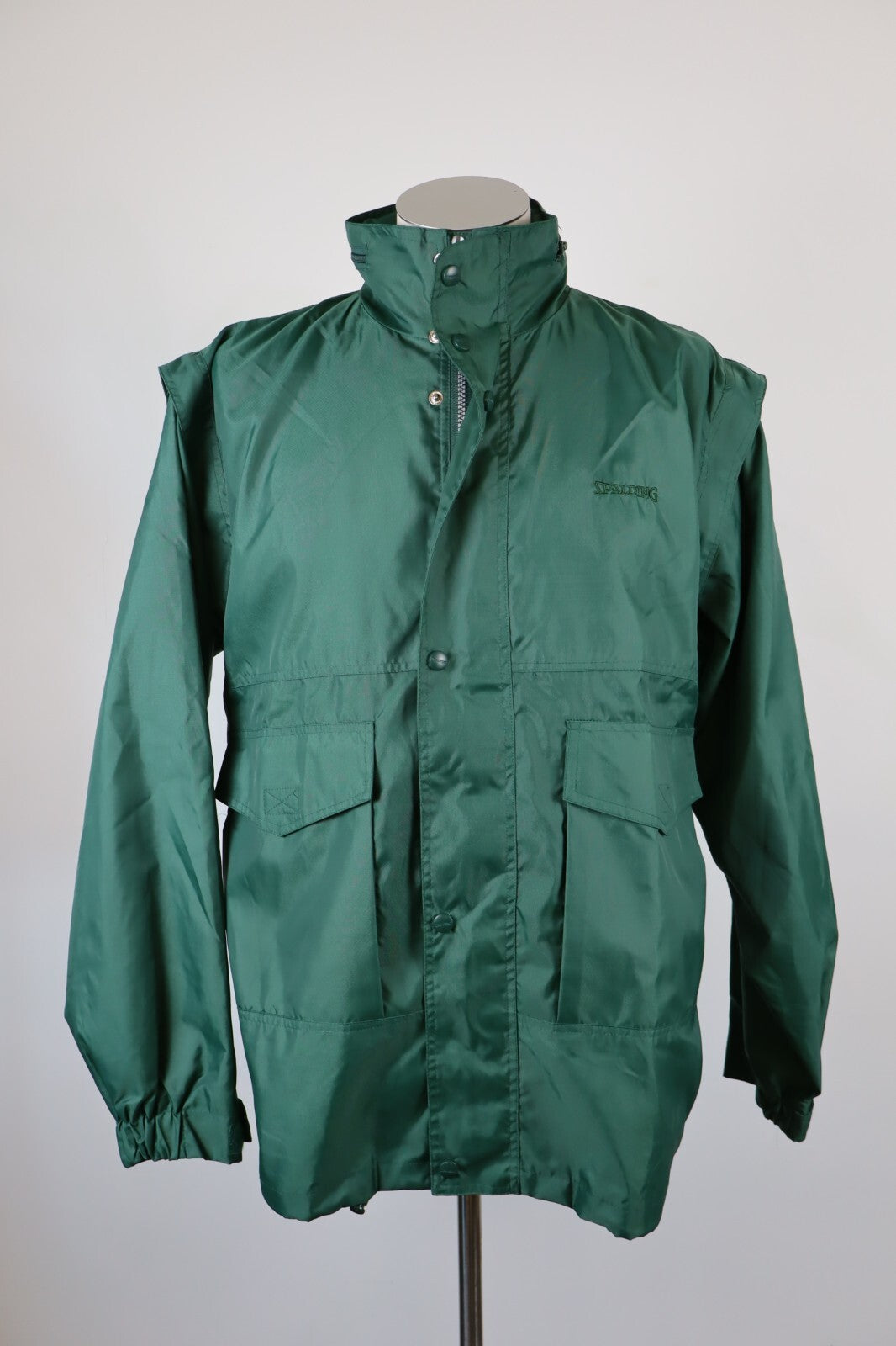 SPALDING GIUBBINO LEGGERO SMANICATO GIACCA UOMO Tg M MAN CASUAL JACKET VINTAGE