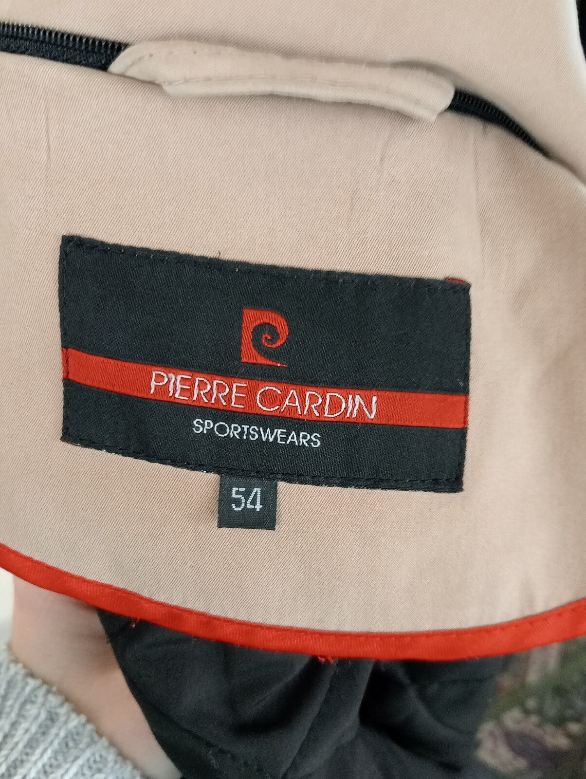 PIERRE CARDIN GIUBBINO GIACCA UOMO Tg 54 MAN CASUAL VINTAGE JACKET COTONE