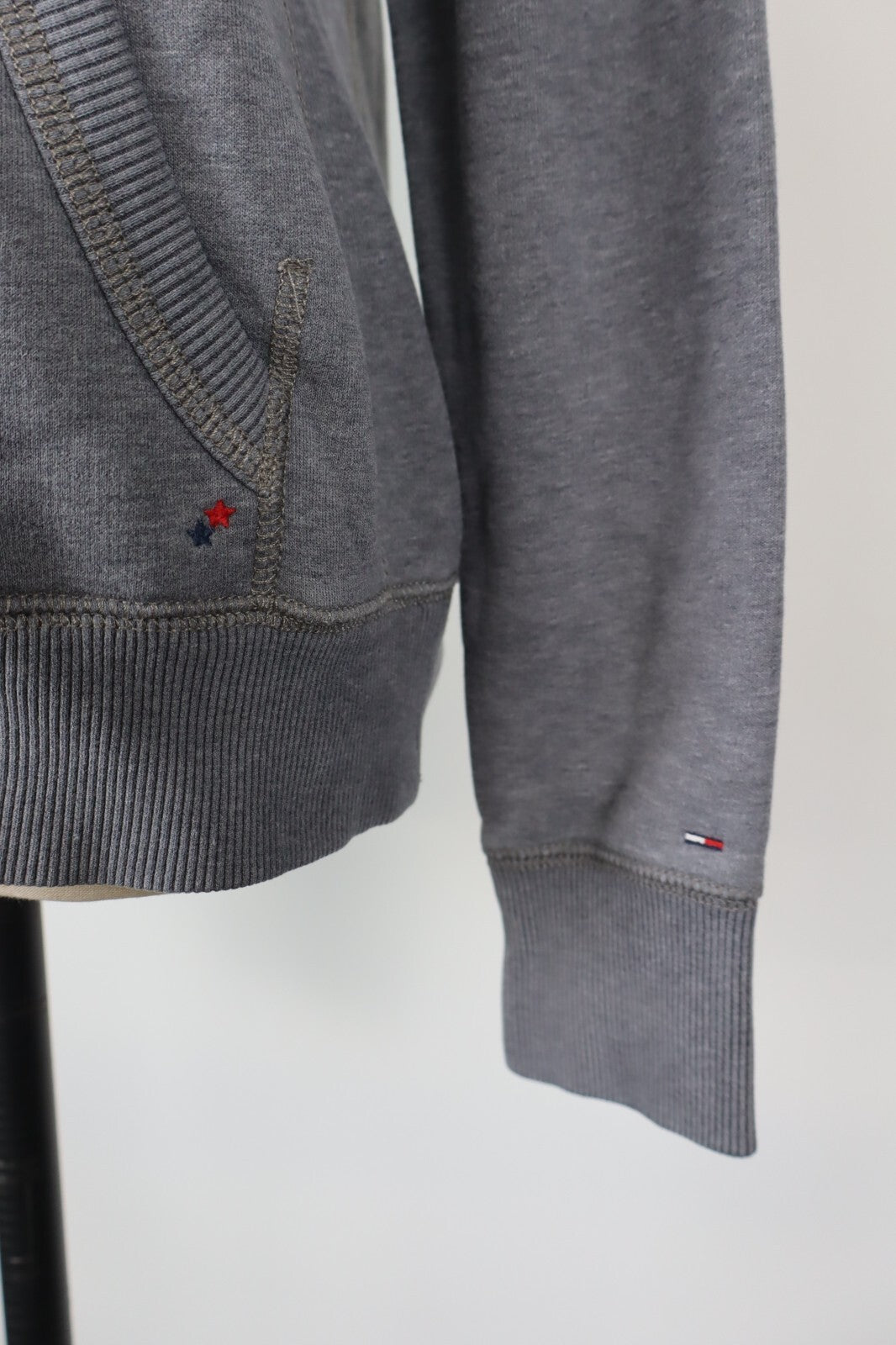TOMMY HILFIGER DENIM FELPA DONNA Tg S WOMEN CASUAL VINTAGE SPORT SWEATSHIRT