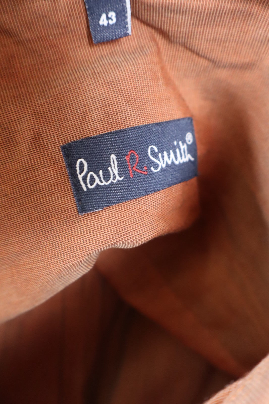 PAUL R. SMITH CAMICIA COTONE SHIRT UOMO Tg 43 MAN VINTAGE CASUAL COTTON