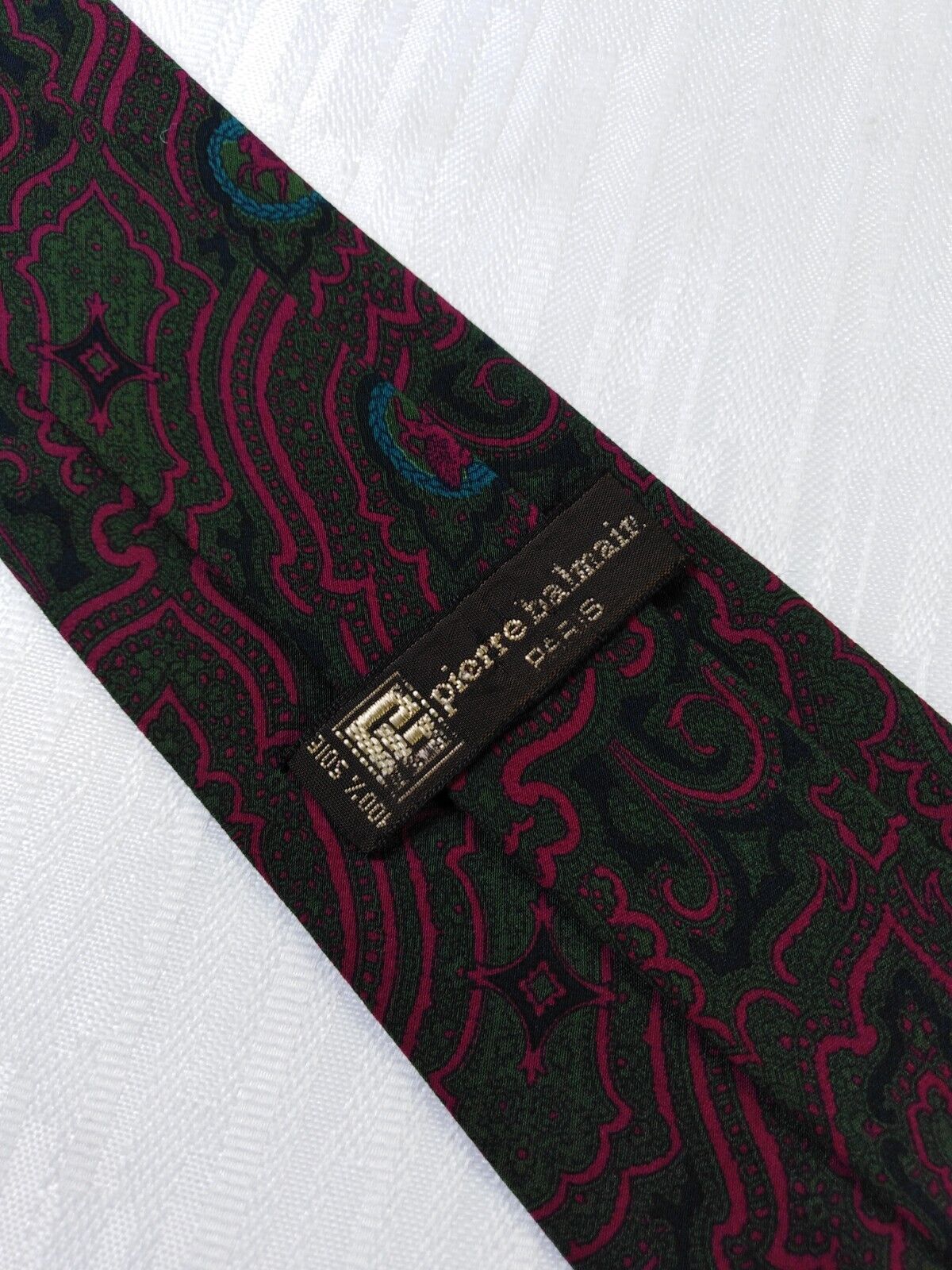 PIERRE CARDIN 100% SETA SILK TIE CRAVATTA NECKTIE ITALY VINTAGE CLASSIC