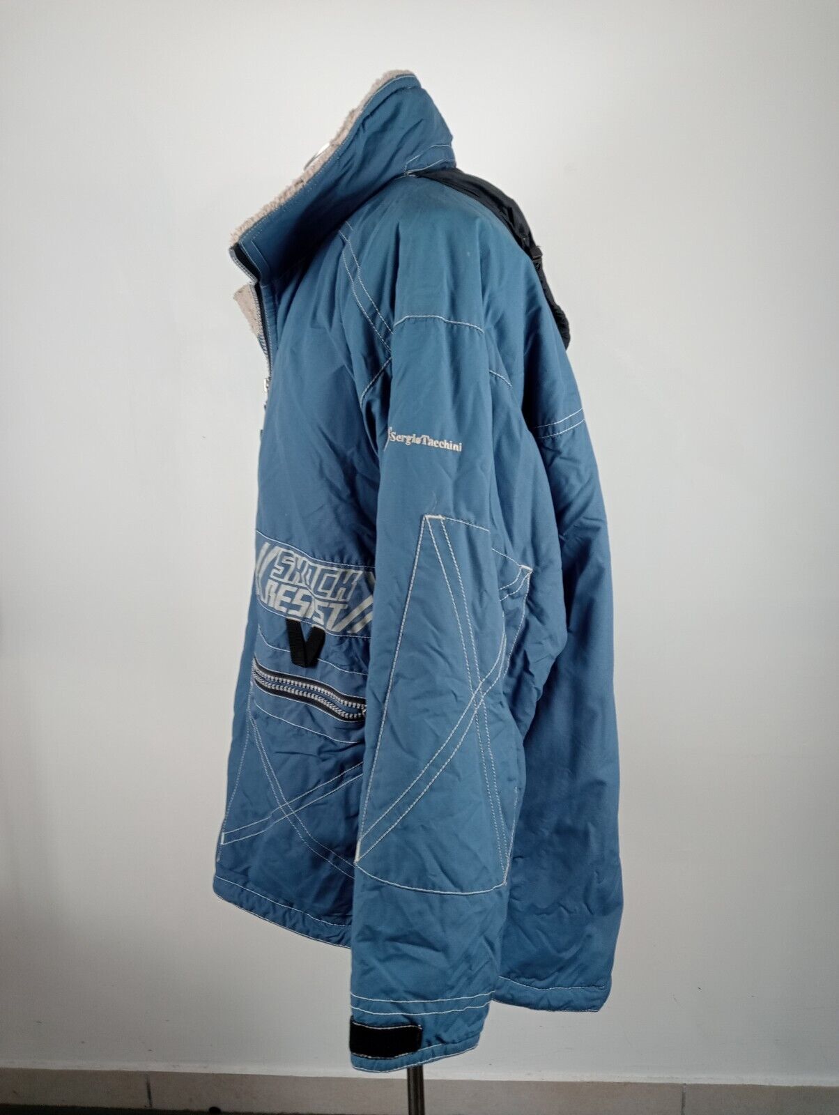 SERGIO TACCHINI GIUBBINO IMBOTTITO UOMO Tg L MAN CASUAL VINTAGE JACKET