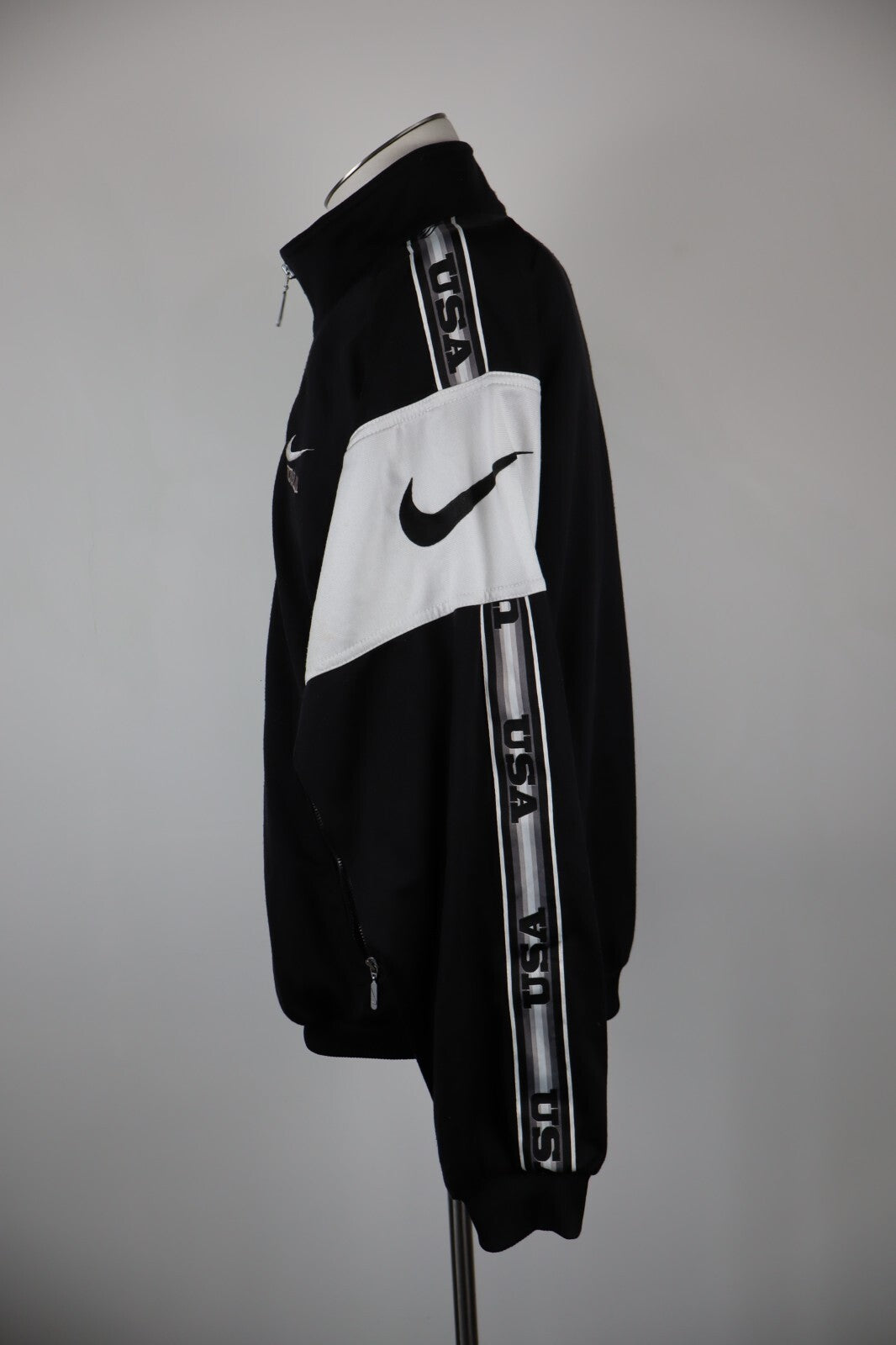 NIKE USA GIACCA SPORTIVA UOMO Tg. M MAN VINTAGE CASUAL SPORT JACKET CON ZIP