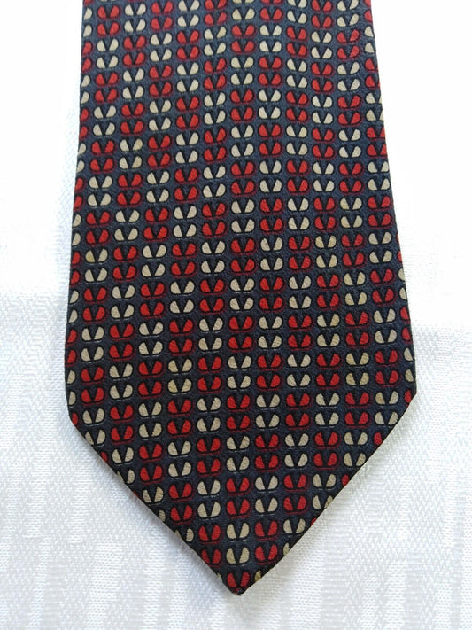 VALENTINO 100% SETA SILK TIE CRAVATTA NECKTIE MADE ITALY VINTAGE CLASSIC