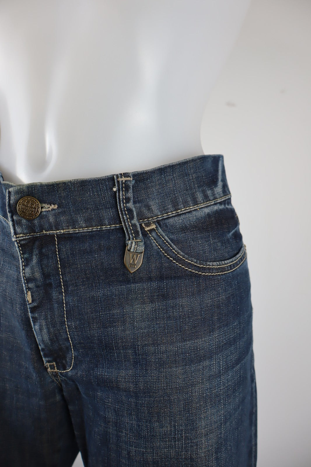 WEEKEND MAX MARA PANTALONE JEANS DONNA 46 SLIM WOMAN VINTAGE PANTS CASUAL DENIM