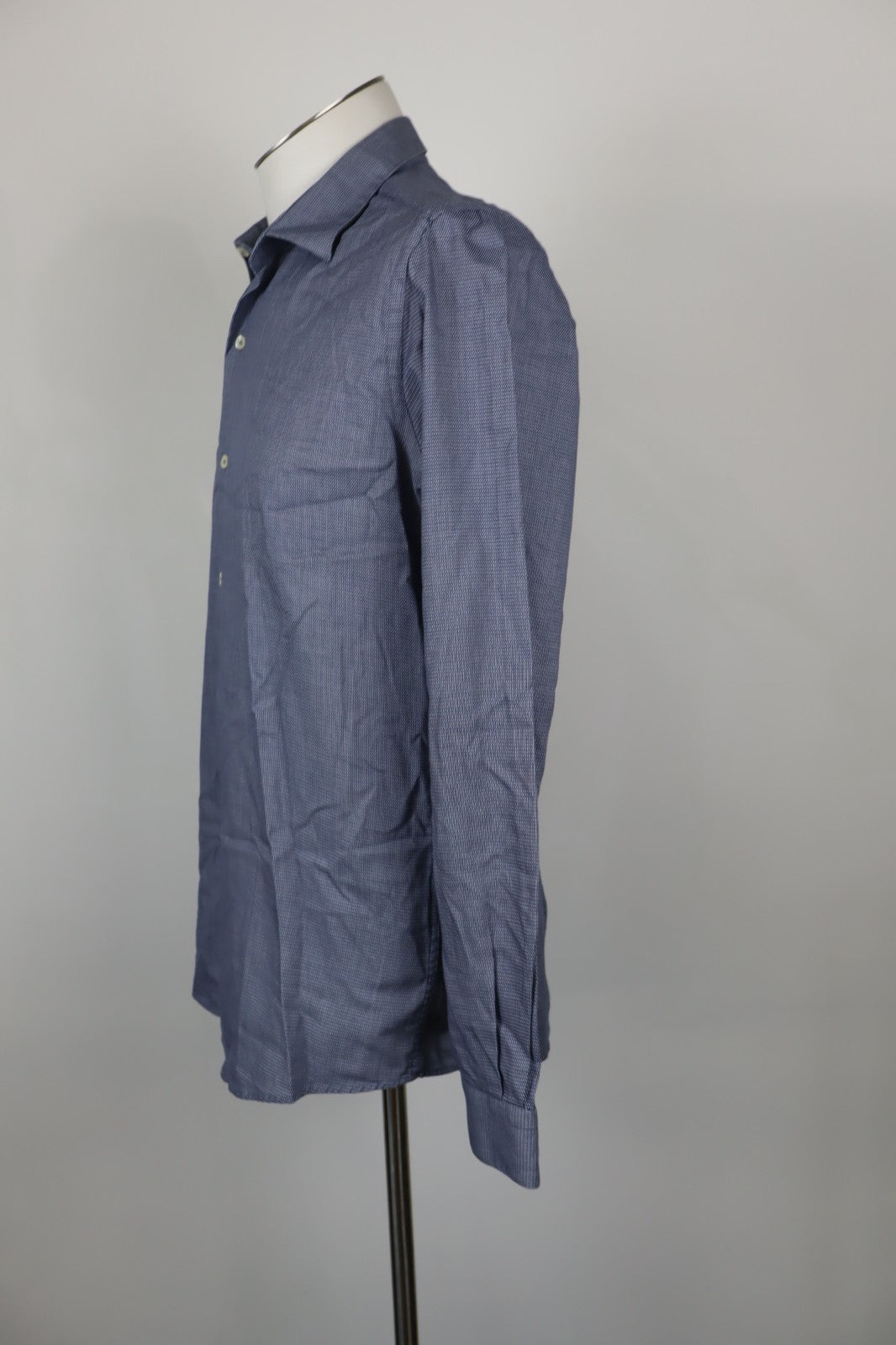 LIU JO CAMICIA COTONE UOMO TG. 40 MAN CASUAL VINTAGE SHIRT LOGO COTTON