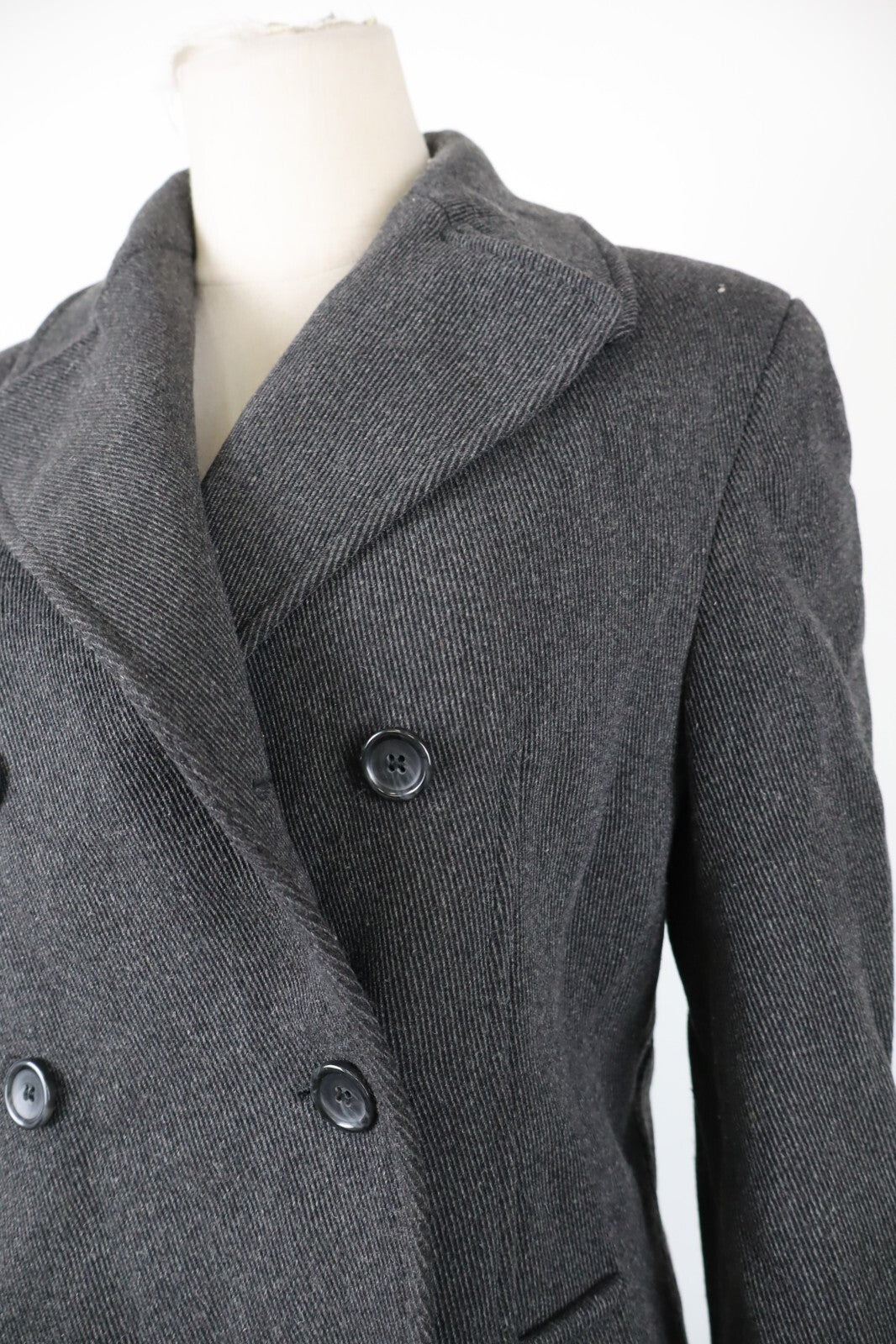 SPORTSTAFF CAPPOTTO LANA GIACCA DONNA TG 44 WOMAN WOOL COAT VINTAGE CASUAL
