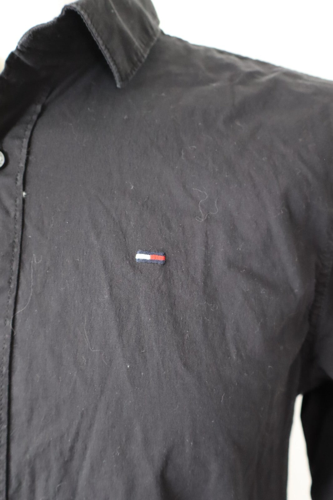 TOMMY HILFIGER CAMICIA COTONE SHIRT UOMO Tg. M MAN VINTAGE CASUAL COTTON