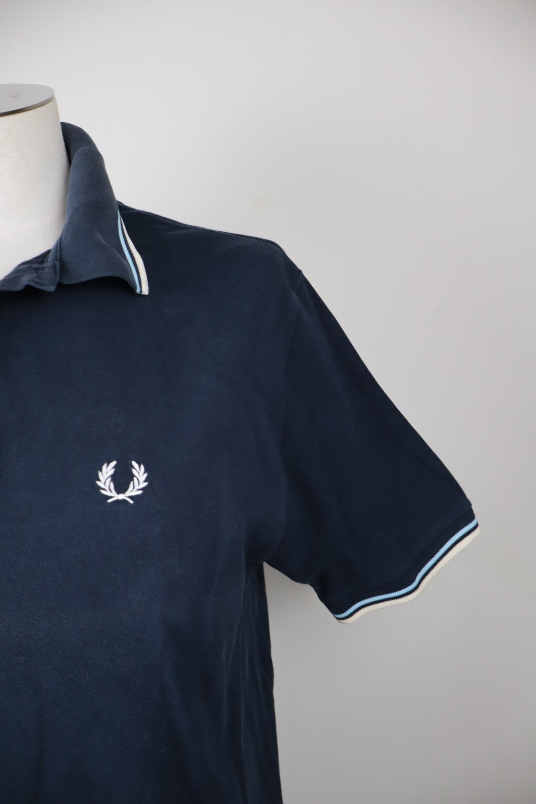 FRED PERRY POLO MAGLIA UOMO COTONE 44" 112CM MAN COTTON T-SHIRT CASUAL VINTAGE
