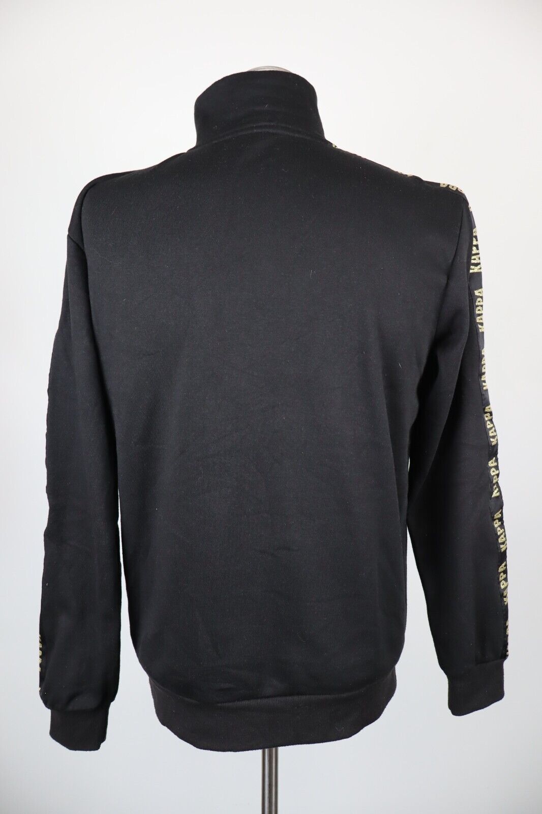 KAPPA FELPA ZIP MAGLIA UOMO Tg M MAN SWEATSHIRT CASUAL VINTAGE COTONE
