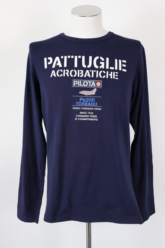 PATTUGLIE ACROBATICHE PILOTA ITALIA MAGLIA UOMO 2XL MAN T-SHIRT VINTAGE COTONE