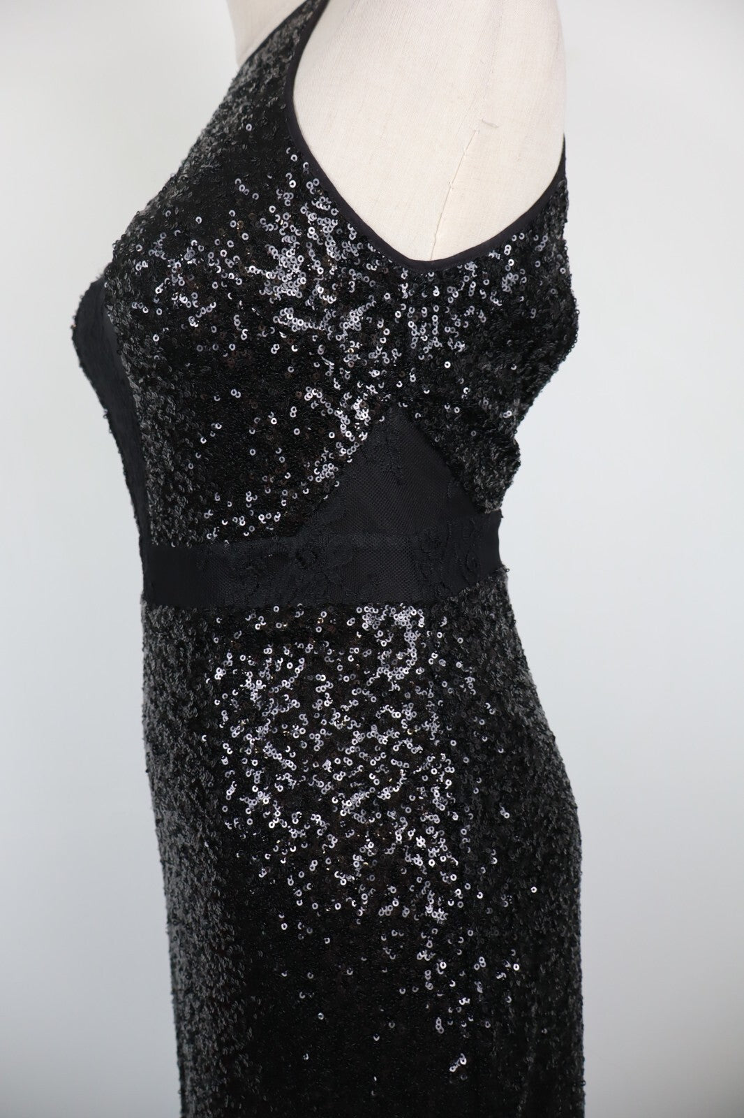 MARCIANO GUESS VESTITO ABITO DONNA TG. 40 WOMAN CASUAL VINTAGE DRESS PAILETTES