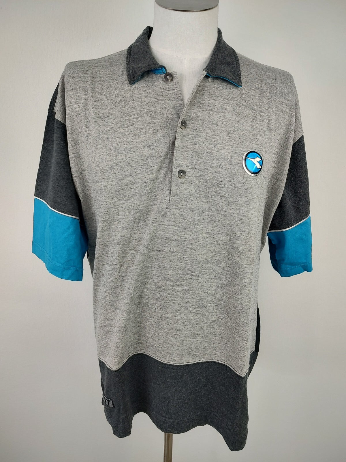 DIADORA  MAGLIA POLO CALCIO T-SHIRT UOMO Tg L MAN SPORT VINTAGE