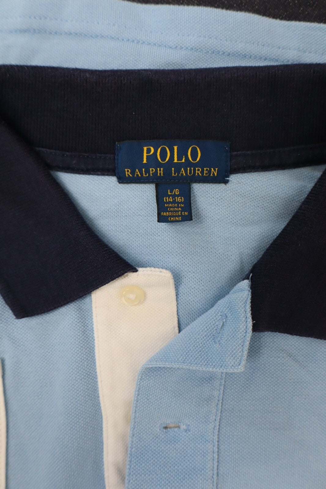 POLO RALPH LAUREN MAGLIA RAGAZZO BOY COTONE TG L 14 - 16 YR COTTON SHIRT CASUAL