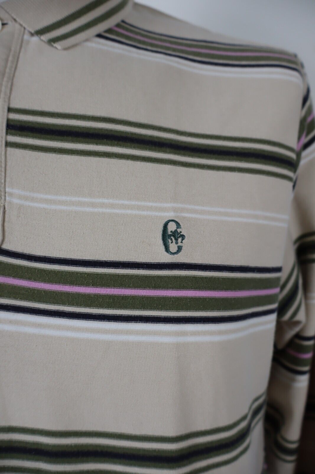 CONTE OF FLORENCE MAGLIA POLO UOMO TG. L MAN POLO SHIRT CASUAL VINTAGE COTONE