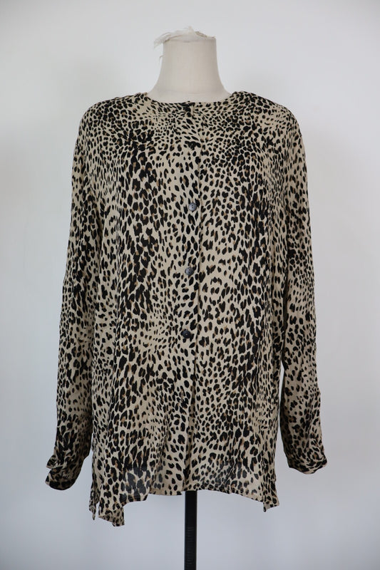 KRIZIA PER TE CAMICIA  DONNA TG. 21 / XL WOMAN SHIRT CASUAL VINTAGE BLUSA