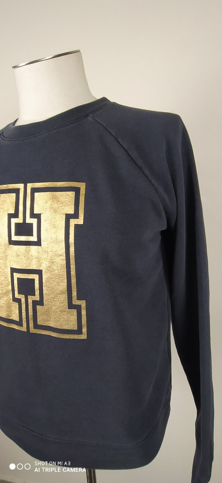 TOMMY HILFIGER FELPA UOMO Tg S MAN CASUAL VINTAGE SWEATSHIRT CASUAL