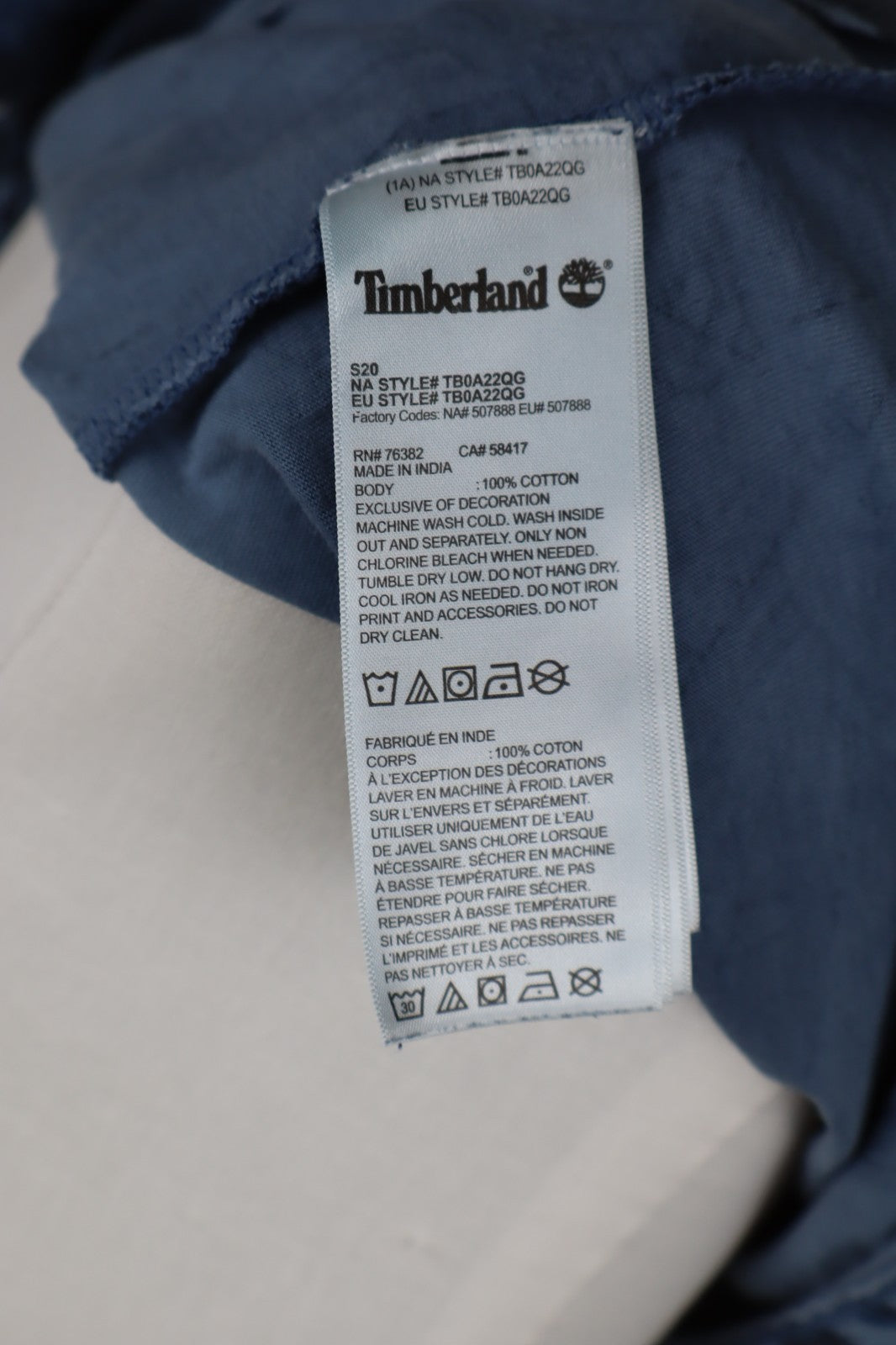 TIMBERLAND T-SHIRT UOMO TG . L  MAN CASUAL VINTAGE  100% COTONE ORGANICO