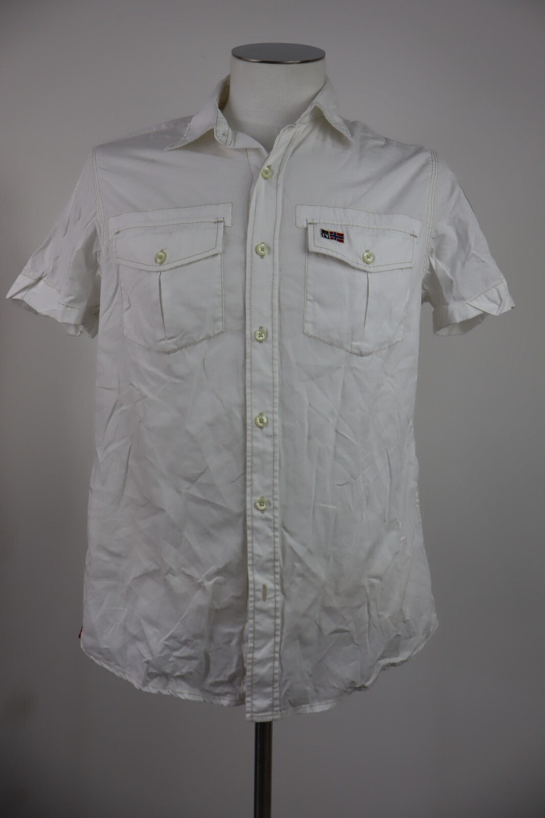 NAPAPIJRI CAMICIA UOMO COTONE TG. S MAN CASUAL VINTAGE COTTON SHIRT