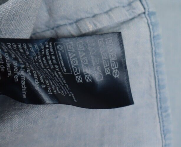 TOMMY HILFIGER JEANS CAMICIA  DONNA TG. S WOMAN SHIRT CASUAL VINTAGE COTONE