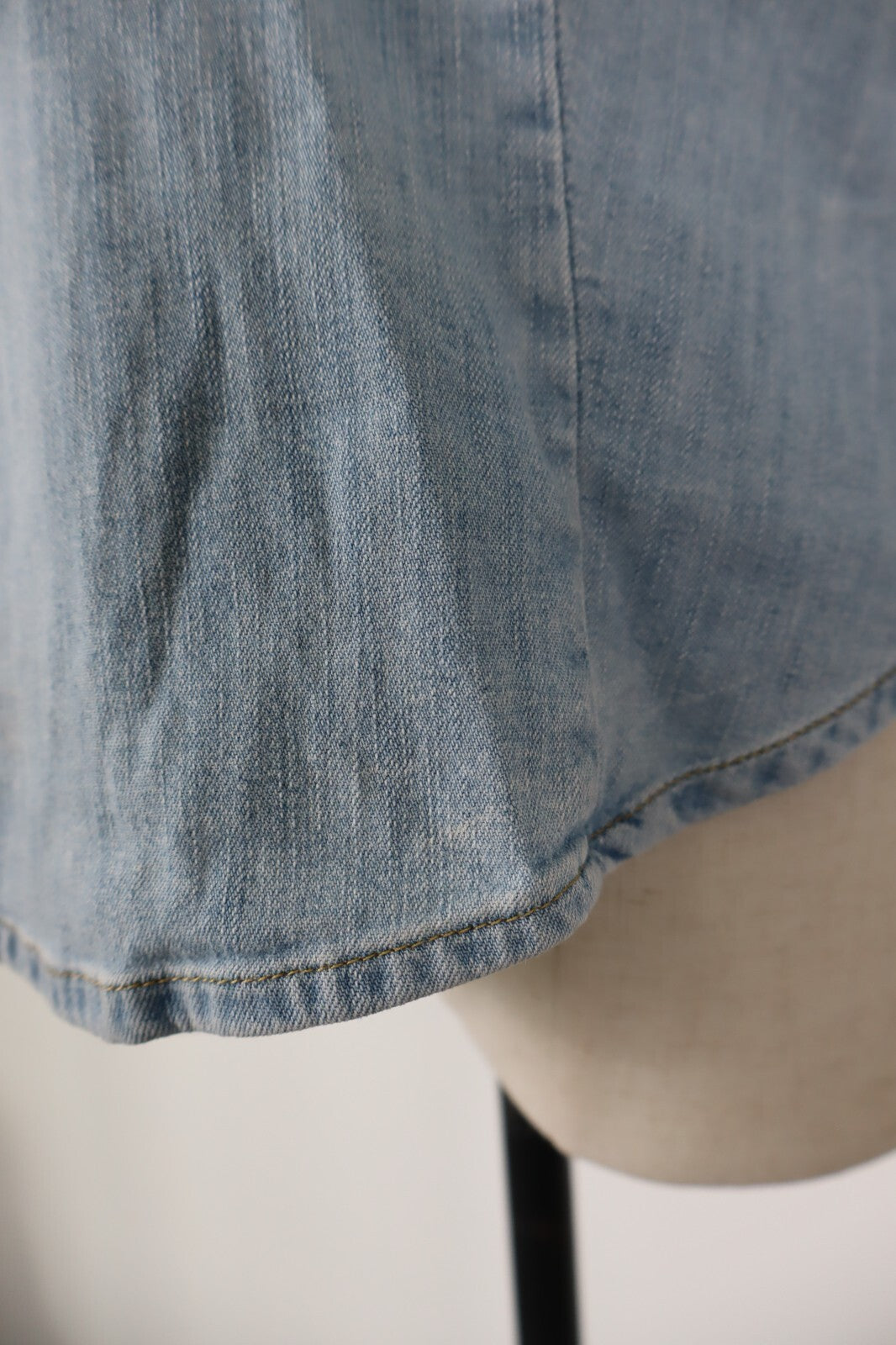 FORNARINA CAMICIA JEANS DENIM DONNA TG. M WOMAN SHIRT CASUAL VINTAGE