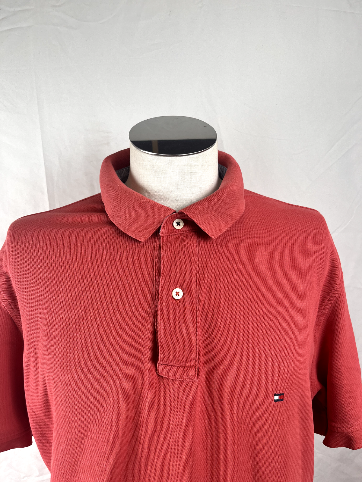 TOMMY HILFIGER POLO MAGLIA UOMO TG XXL SLIM MAN T-SHIRT CASUAL VINTAGE COTONE