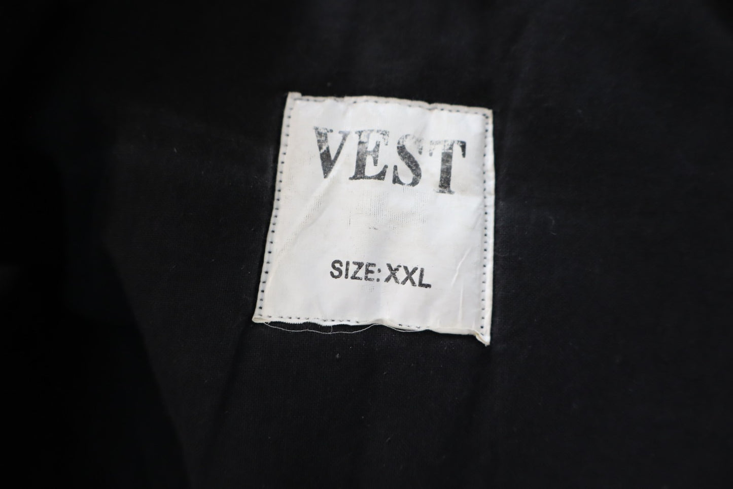 VEST GIUBBINO SMANICATO GILET UOMO TG 2XL MAN VINTAGE JACKET ULTRAS FRIBURGO