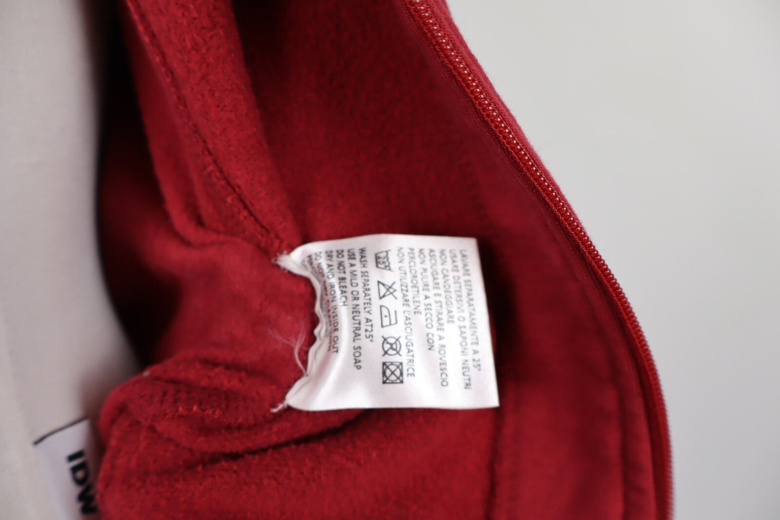 LEGEA SALERNITANA FELPA CON ZIP GIACCA SPORT CALCIO  UOMO Tg 2XS  MAN JACKET