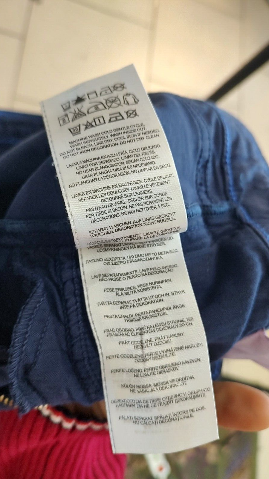 GUESS JEANS PANTALONE COTONE CASUAL DONNA TG. 30 WOMAN VINTAGE PANTS