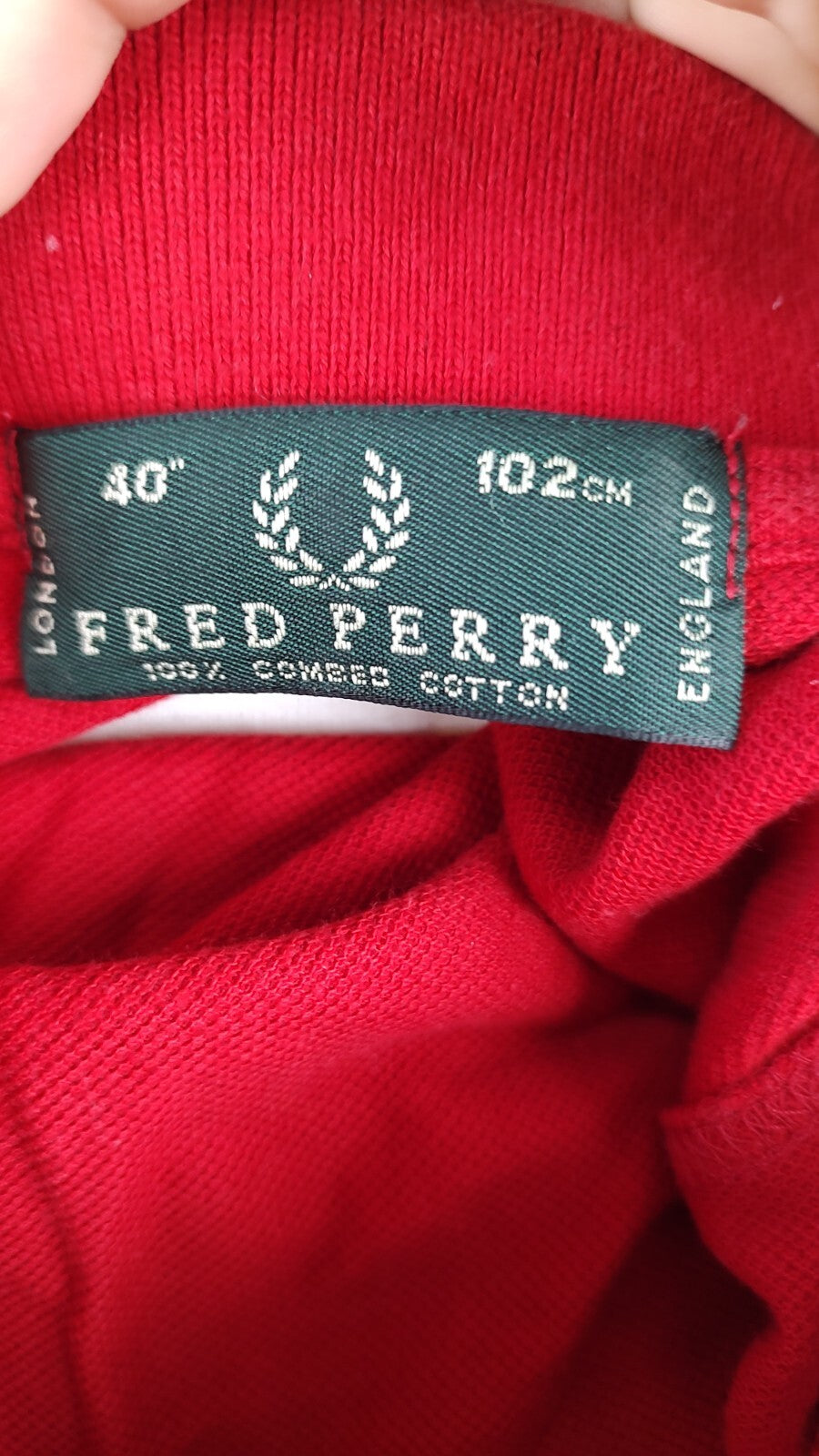 FRED PERRY MAGLIA UOMO TG 40" MAN POLO T-SHIRT CASUAL VINTAGE