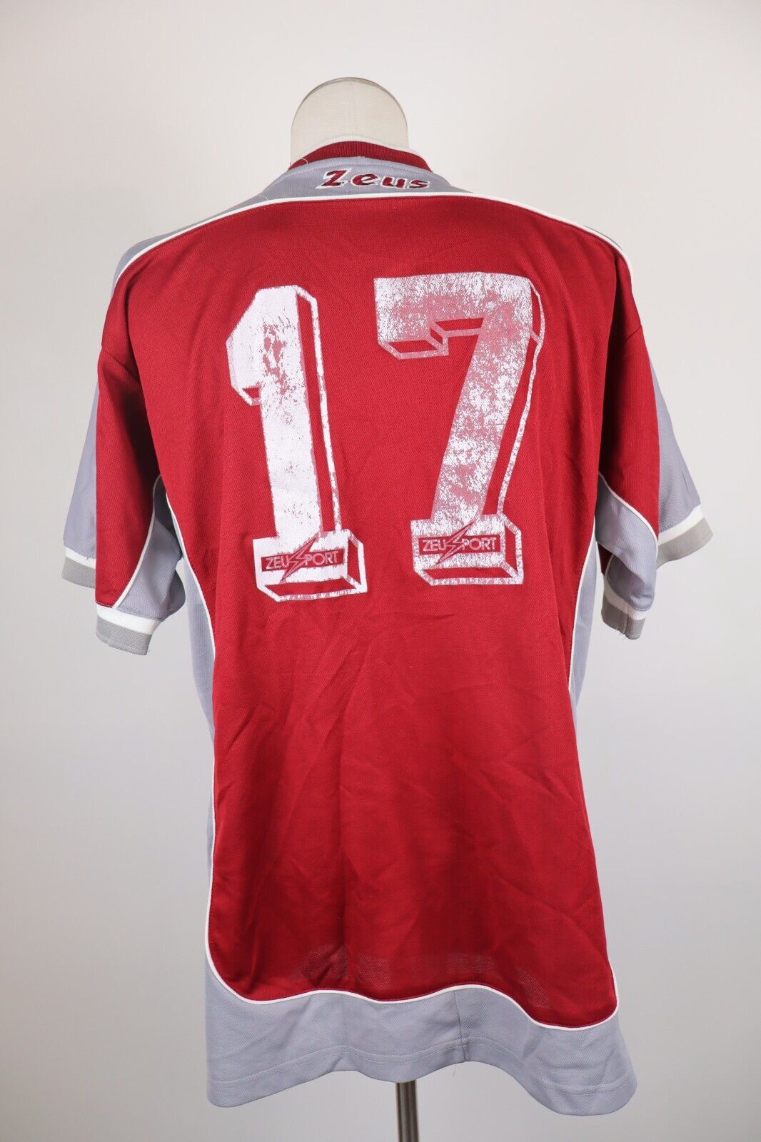 ZEUS PUTEOLANA N 17 MAGLIA CALCIO UOMO XL SOCCER TRIKOT MAN JERSEY VINTAGE