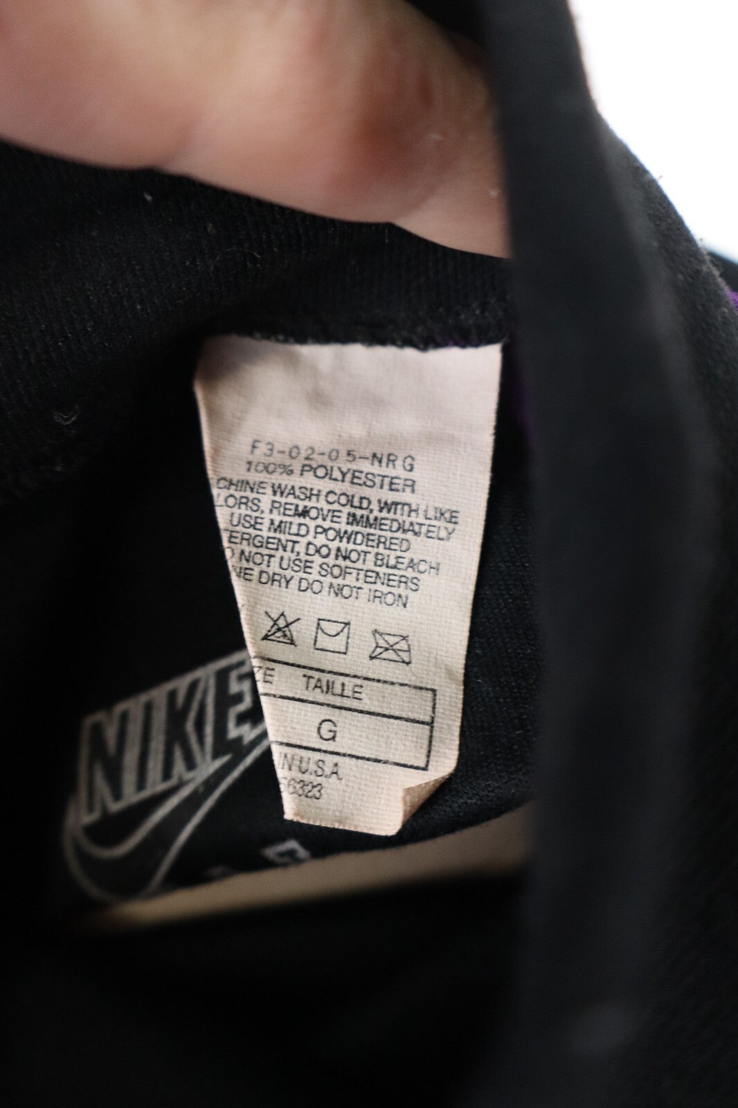 NIKE INTERNATIONAL FELPA UOMO Tg L MAN CASUAL JACKET VINTAGE SPORT SWEATSHIRT
