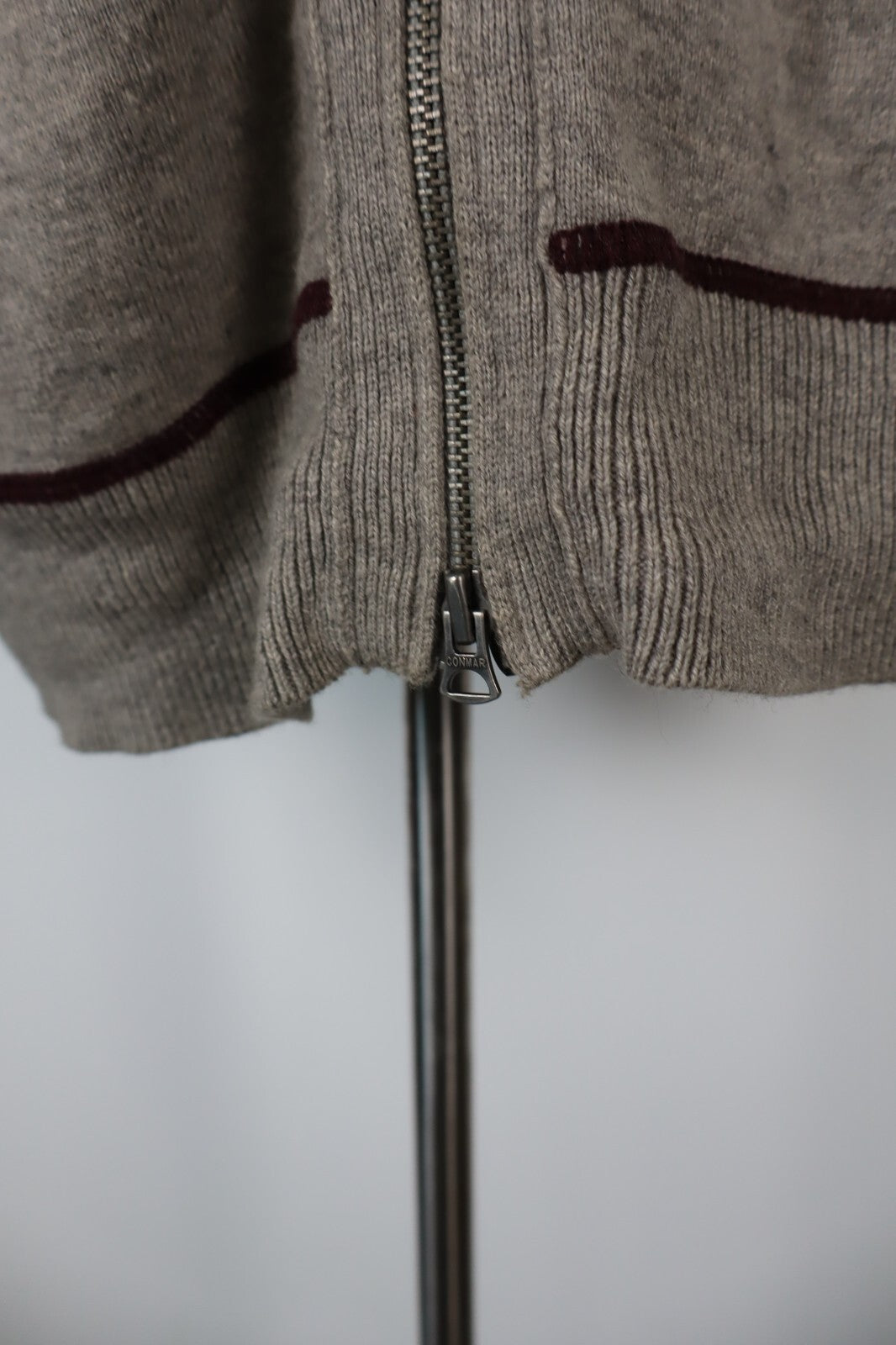 GAP MAGLIONE CON ZIP FELPA VINTAGE UOMO Tg. L MAN SWEATER CASUAL LANA WOOL
