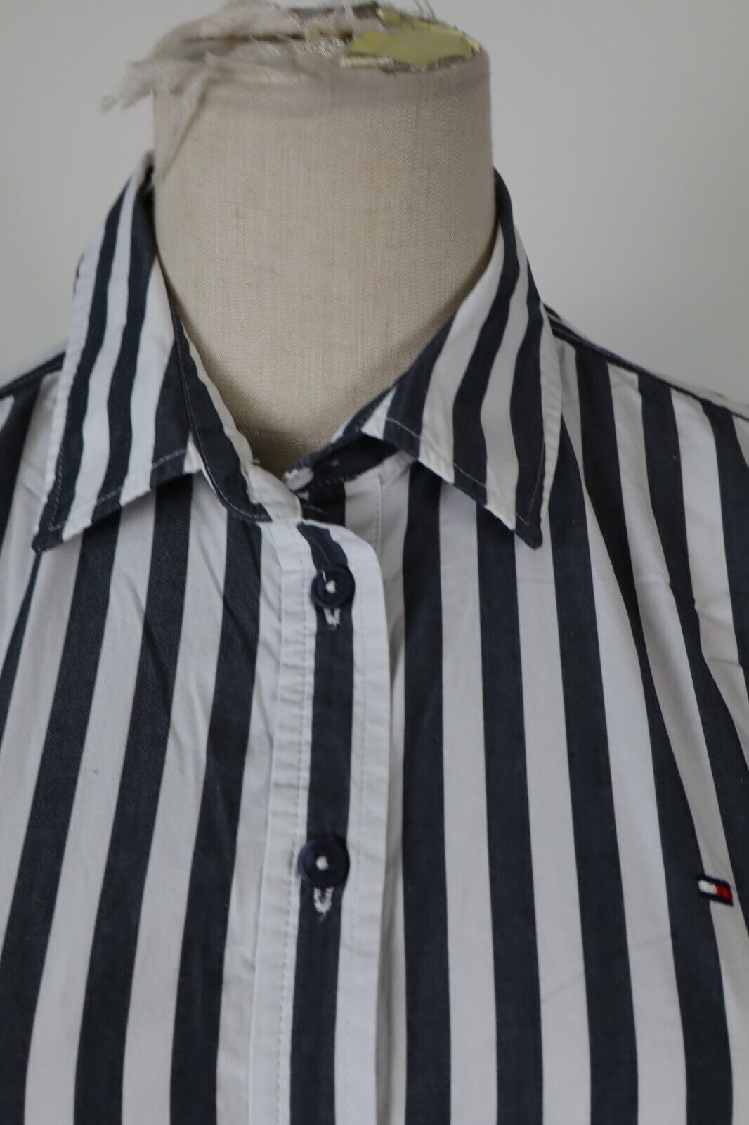 TOMMY HILFIGER CAMICIA COTONE DONNA TG. 34 WOMAN COTTON SHIRT CASUAL VINTAGE