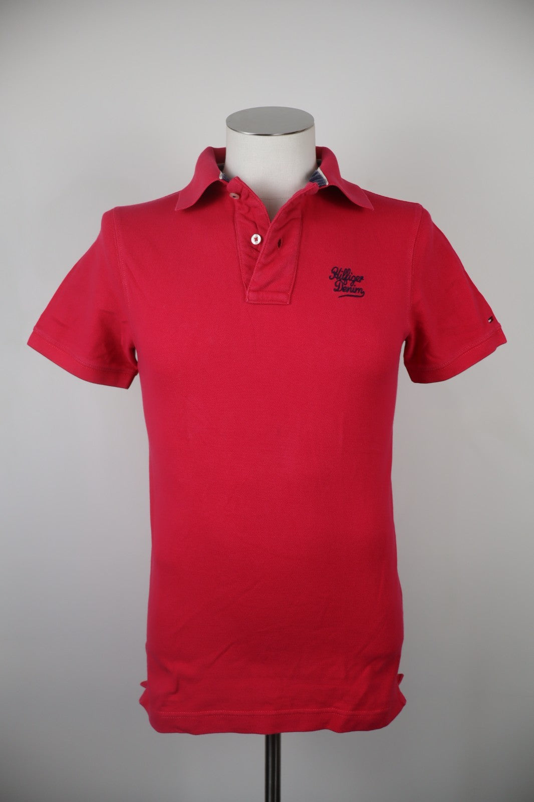 TOMMY HILFIGER DENIM MAGLIA POLO UOMO S MAN T-SHIRT CASUAL VINTAGE COTONE LOGO