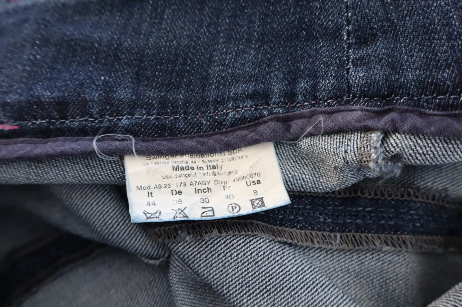 ROCCOBAROCCO JEANS GONNA DENIM DONNA WOMAN SKIRT Tg. 44 CASUAL VINTAGE COTONE