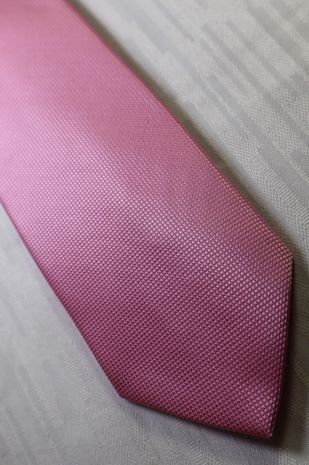 LUCIO LAMBERTI 100% SILK TIE SETA CRAVATTA NECKTIE MADE ITALY UOMO SELF TIPPED