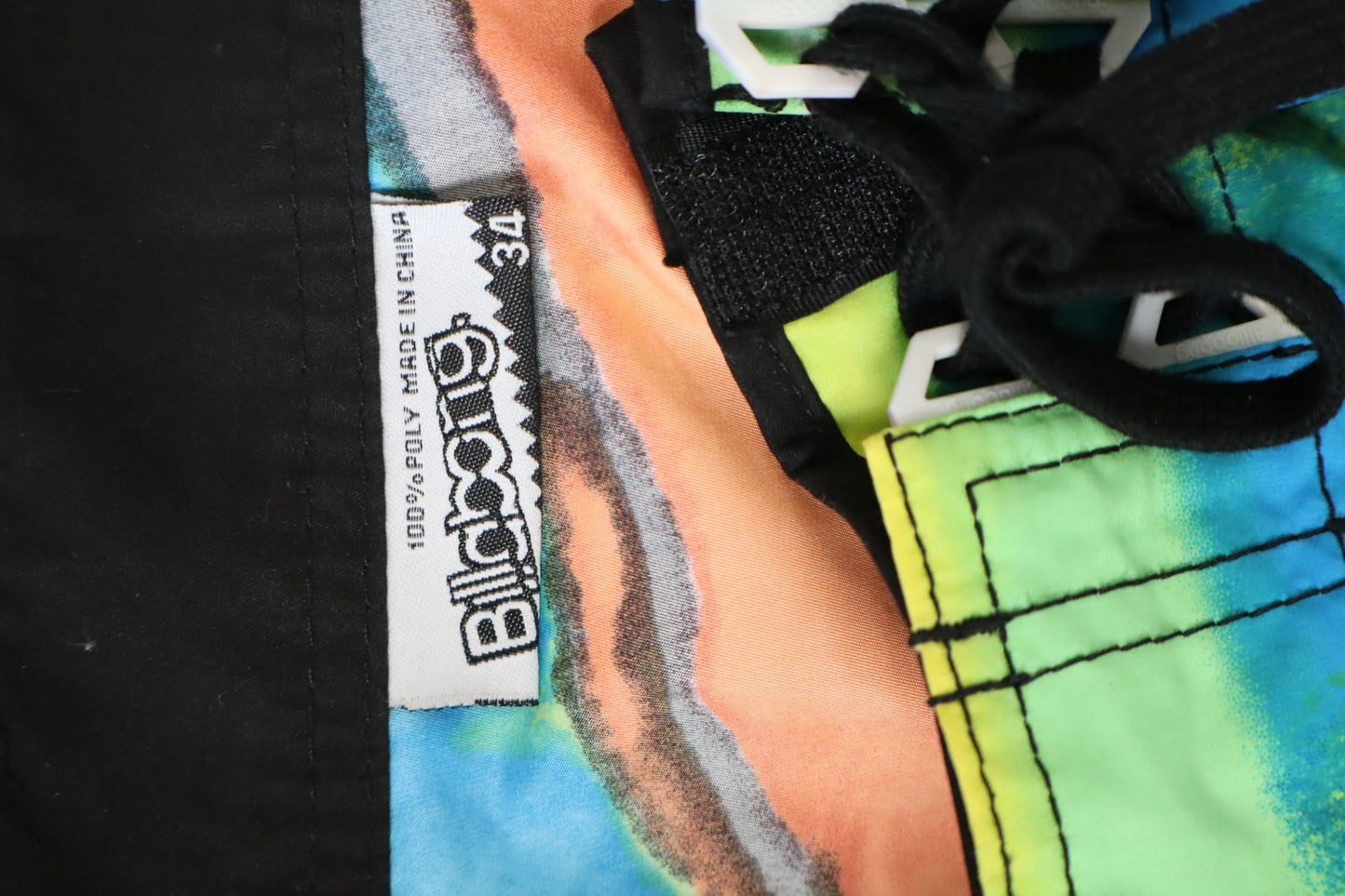 BILLABONG COSTUME PANTALONCINO MARE UOMO TG 34 MEN SWIMSUIT VINTAGE CASUAL