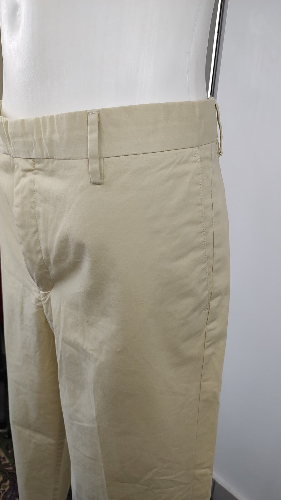 DOCKERS PANTALONE CASUAL UOMO TG 38 MAN VINTAGE PANTS COTONE CON TAG